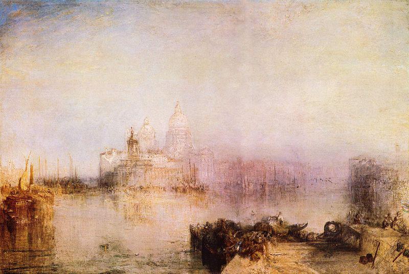 Joseph Mallord William Turner Dogana und Santa Maria della Salute, Venedig oil painting image